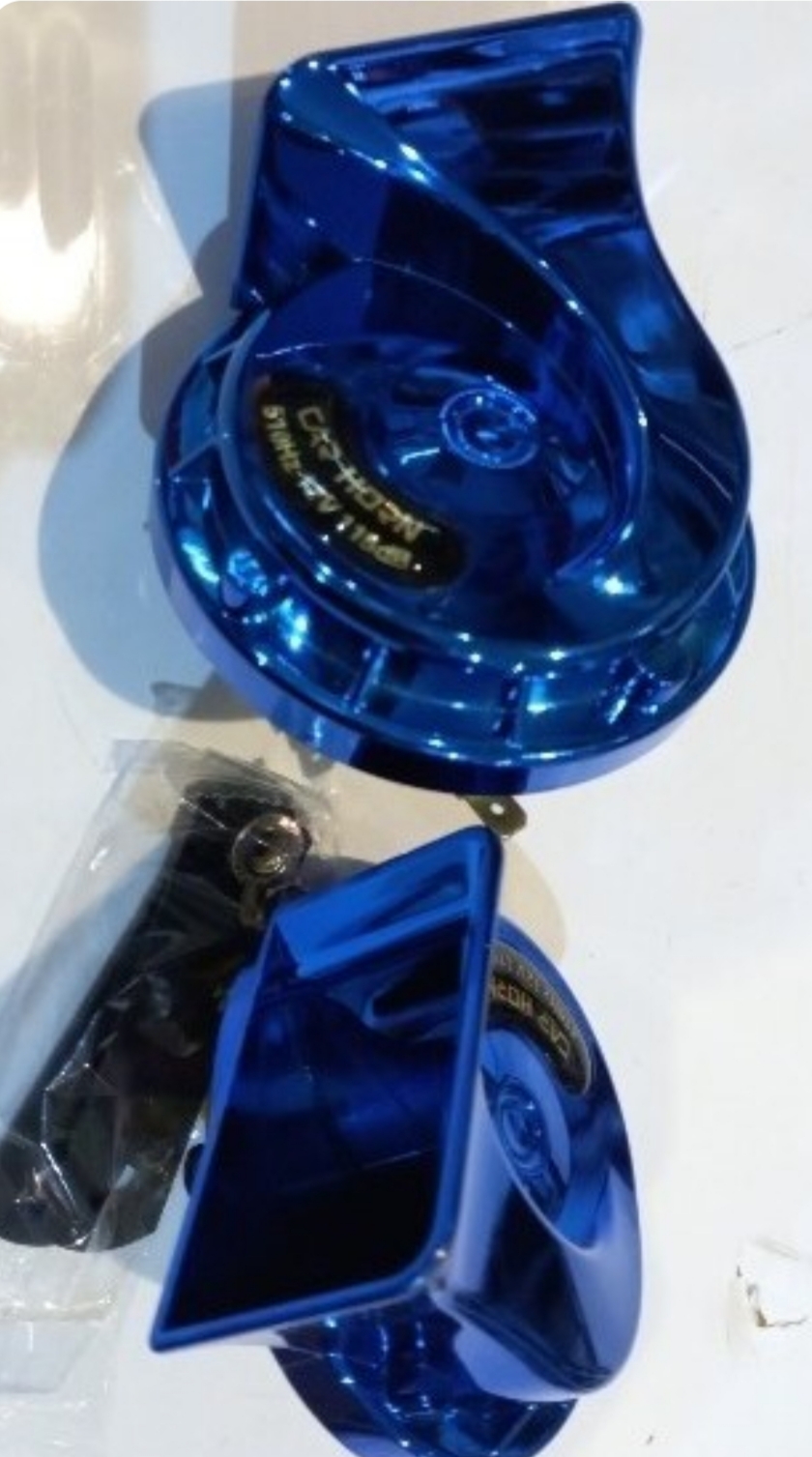 بوق حلزونی رنگی اسپرت خودرو CAR HORN مدل HR-300- جفتی