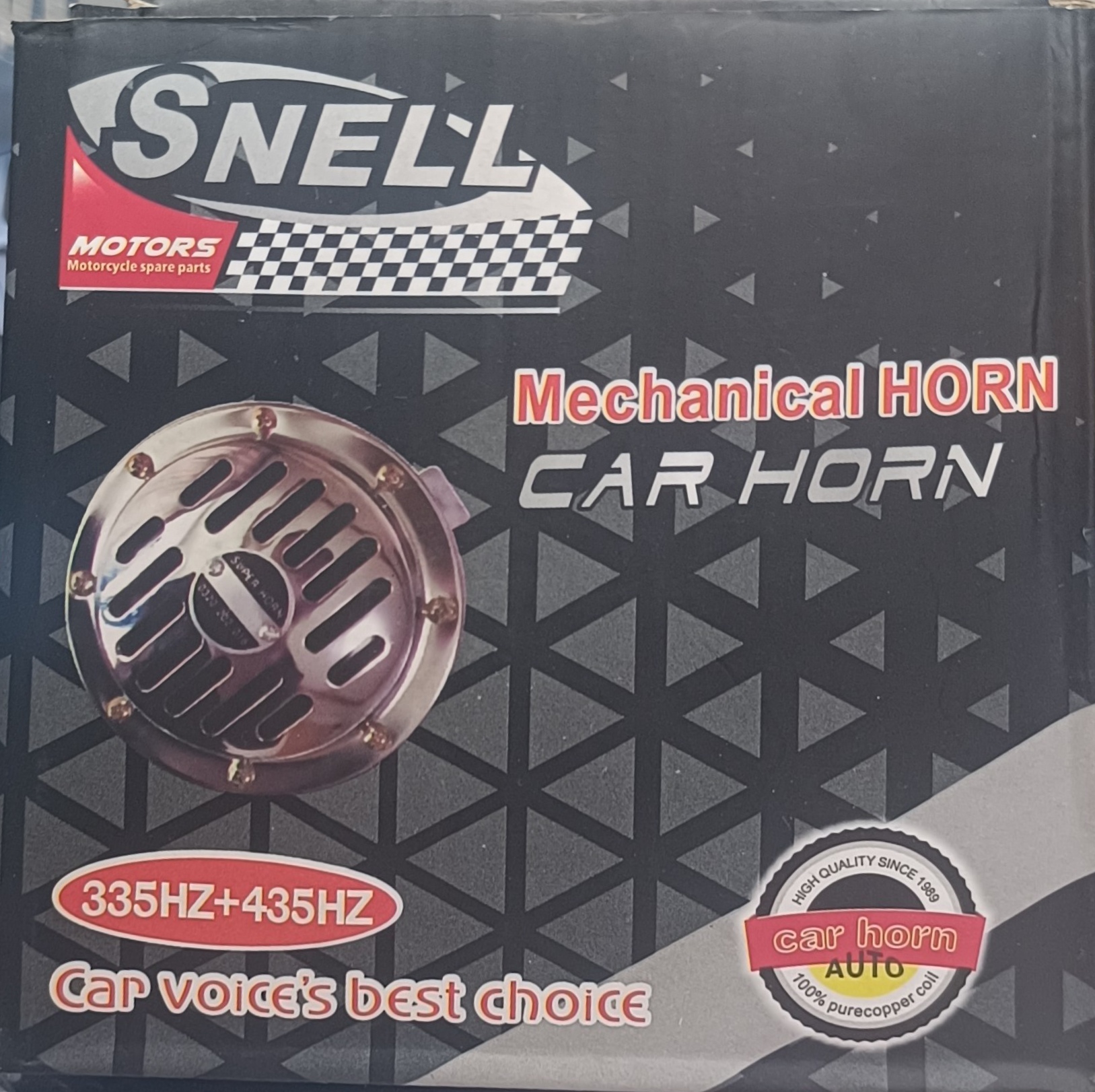بوق بنزی طرح ۱۰۱۱ برند SNELL استیل- ضد زنگ- جفتی- اصل