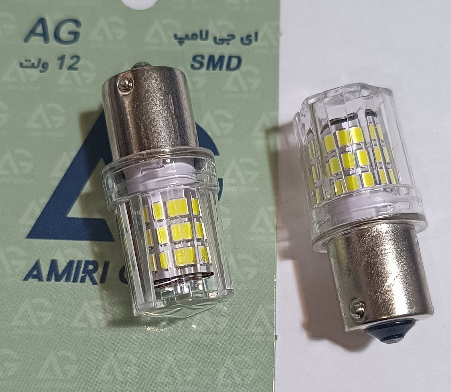 لامپ سکن 39 تایی سفید یخی تک کنتاکت(جفتی)