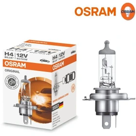 لامپ خودرو اسرام osram محصول کشورآلمان 12ولت ۶۰/۵۵ وات- اورجینال- پایه h4-h7